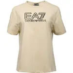 EA7 T-SHIRT Dámské tričko, béžová, velikost