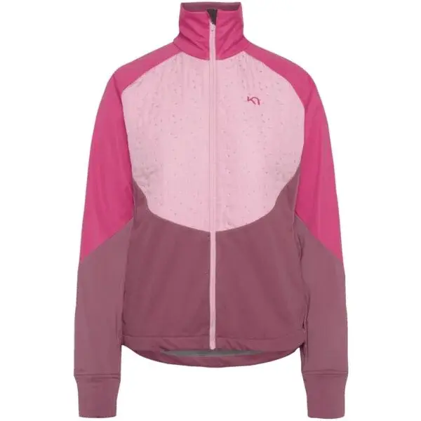 KARI TRAA LOUISE HYBRID JACKET Dámská sportovní termo bunda, růžová, velikost