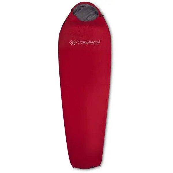 TRIMM SUMMER Mumiový spací pytel, červená, velikost 215 cm - pravý zip