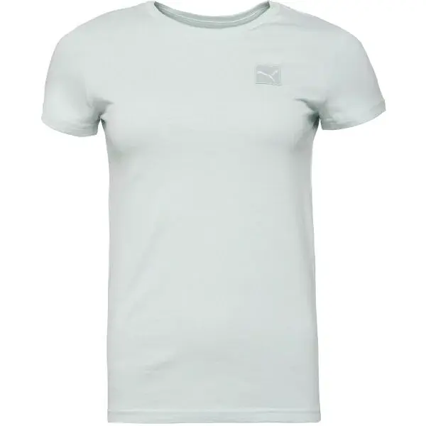 Puma ESSENTIALS ELEVATED TEE Dámské triko, světle zelená, velikost
