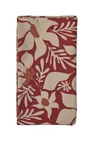 Ubrus s bavlnou Sagaform Edith 280 cm vínová barva