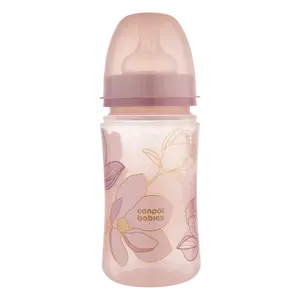 CANPOL BABIES Lahev antikoliková EasyStart Gold růžová 240 ml