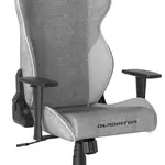 herní židle DXRacer GLADIATOR šedo-bílá, látková