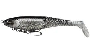 Berkley gumová nástraha powerbait cullshad shallow sinking black ghost - 12,5 cm 28 g