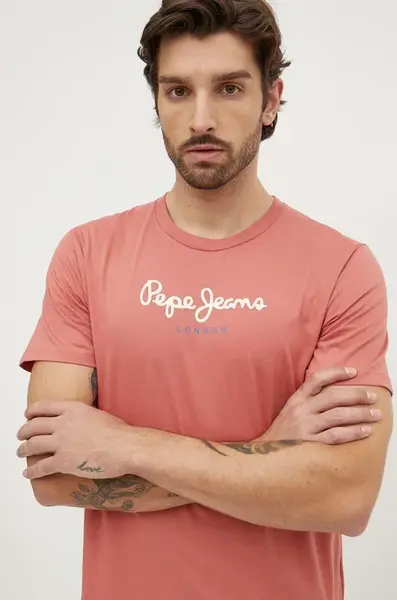 Bavlněné tričko Pepe Jeans Eggo N