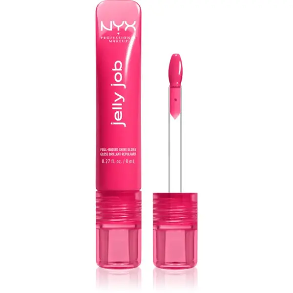 NYX Professional Makeup Jelly Job žiarivý lesk na pery so zväčšujúcim efektom odtieň Juicy Jelly 7.5 ml