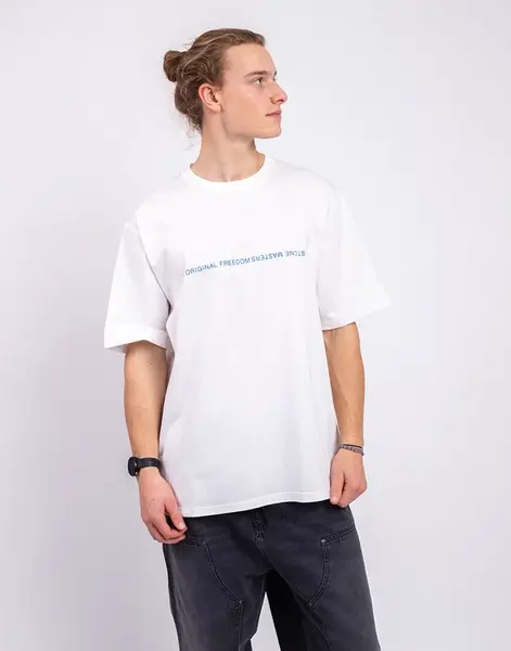 Tričko Gramicci Stonemasters Tee WHITE