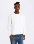 Tričko Organic Basics True Heavy Boxy Fit Long Sleeve Tee White