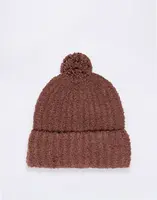 Herschel Supply Boucle Pom Solid Beanie Bitter Chocolate