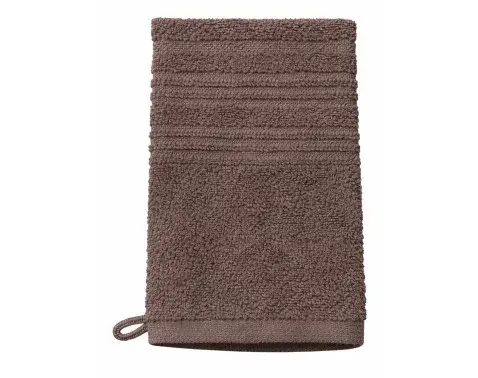 Rukavica na umývanie Bilbao 16x21 cm, hnedá%
