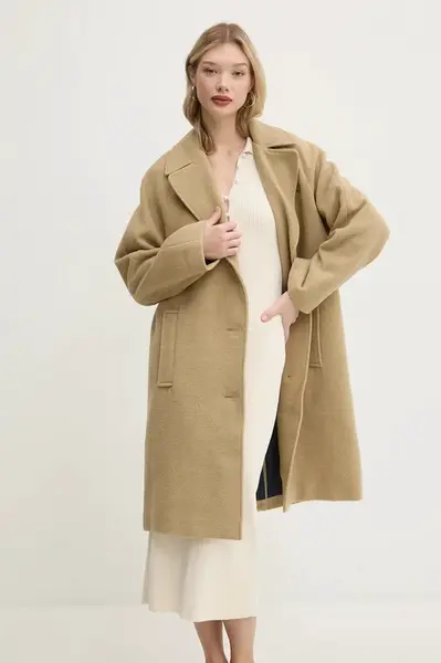 Kabát s příměsí vlny Tommy Jeans