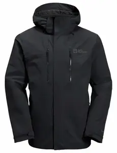 JACK WOLFSKIN Outdoorová bunda 'JASPER'  čierna