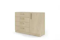 Komoda Braga BRK2 Barva korpusu: Dub Cremona, Úchytky: Plastové - základní