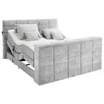 Carryhome POSTEL BOXSPRING, 180/200 cm, barvy stříbra