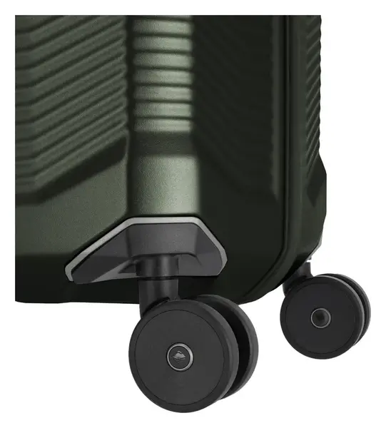 Stredný škrupinový kufor Travelite Millennium M Pine Green