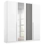 Rauch Möbel ŠATNÍ SKŘÍŇ S OTOČNÝMI DVEŘMI, bílá, 181/210/54 cm