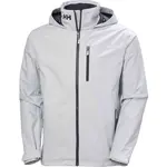 Helly Hansen CREW HOODED JACKET 2.0 Pánská outdoorová bunda, šedá, velikost 4XL