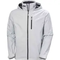 Helly Hansen CREW HOODED JACKET 2.0 Pánská outdoorová bunda, šedá, velikost 4XL