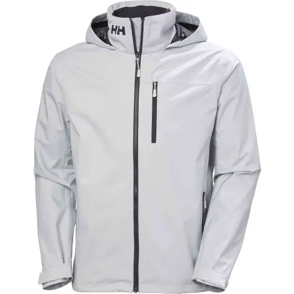 Helly Hansen CREW HOODED JACKET 2.0 Pánská outdoorová bunda, šedá, velikost 4XL