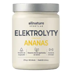 Allnature Sportlab Elektrolyty ananas 274 g