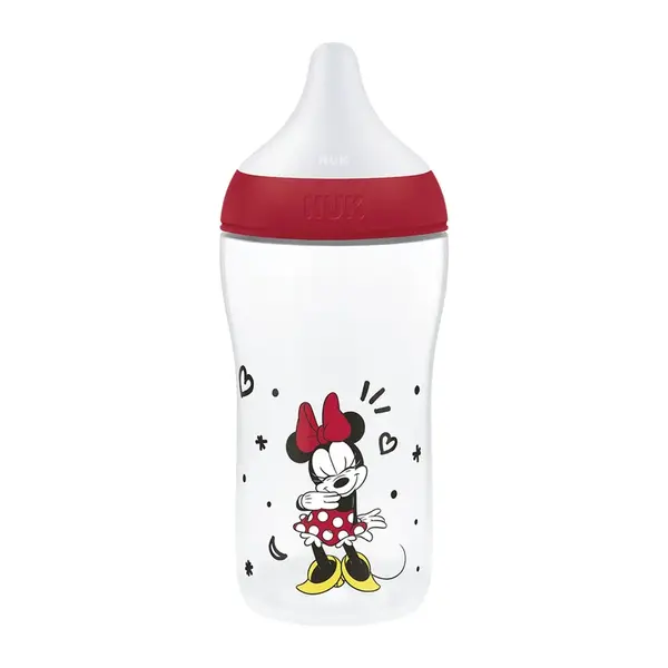 NUK Perfect Match Láhev Disney Minnie 3m+ 260 ml 1 ks red