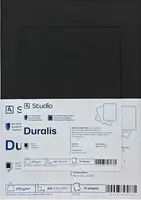 Černý karton Duralis 370g A5, 10 listů