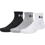 Under Armour PERFORMANCE COTTON 3PK QTR Sportovní ponožky, černá, velikost M
