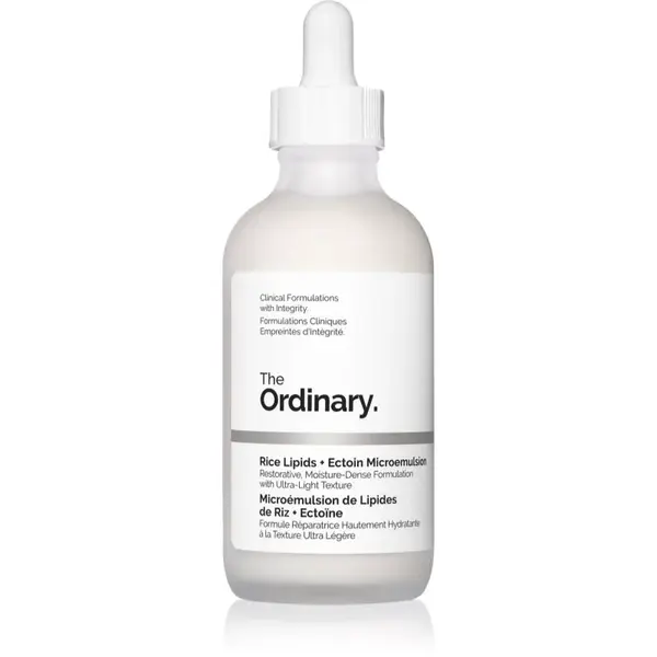 The Ordinary Rice Lipids + Ectoin Microemulsion ľahká hydratačná emulzia na upokojenie pleti 120 ml