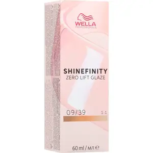 Wella Professionals Shinefinity Zero Lift Glaze demipermanentná farba na vlasy odtieň 09/39 60 ml