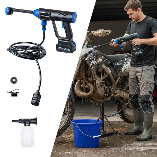 Akumulátorová mycí pistole inSPORTline Esedera