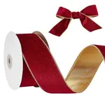 Polyester Velvet Wired Ribbon