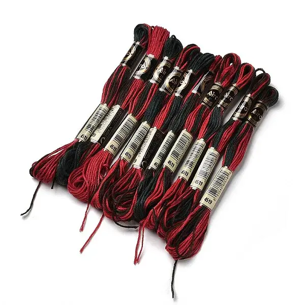 10 Skeins 6-Ply Polyester Embroidery Floss