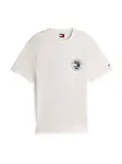 Tommy Jeans Tričko  čierna / biela