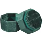 Velvet Cover Plastic Couple Ring Box