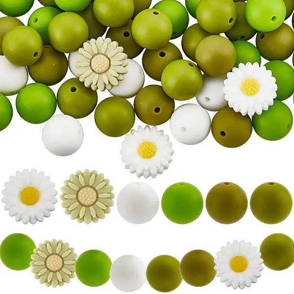 Food Grade Eco-Friendly Silicone Focal Beads