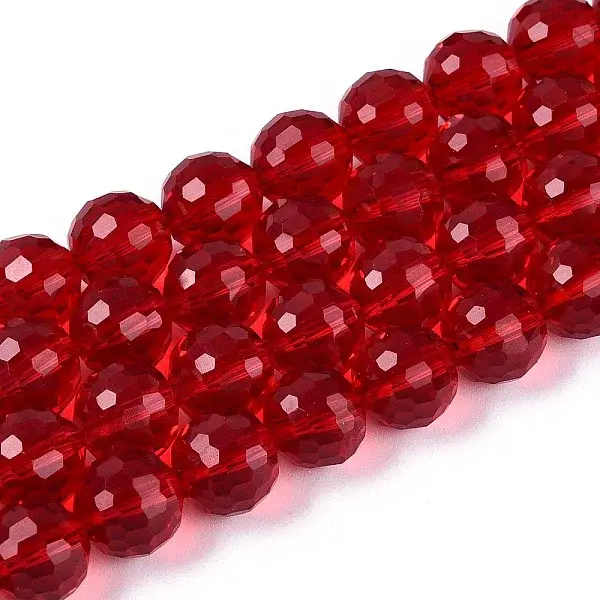 Transparent Glass Bead Strands