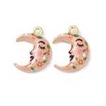 Double Face Printed Alloy Pendants