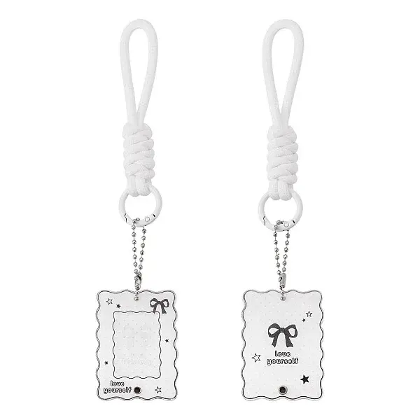 Polyester & Acrylic Photo Frame Keychains