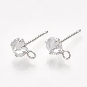 Brass Stud Earring Findings