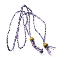 Braided Cotton Thread Cords Macrame Pouch Necklace Making