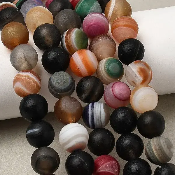 Natural Agate Beads Strands