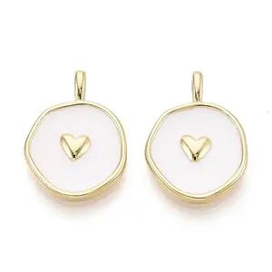 Brass Enamel Pendants