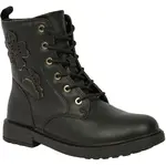 Geox J ECLAIR Dievčenská zimná obuv, čierna, veľkosť