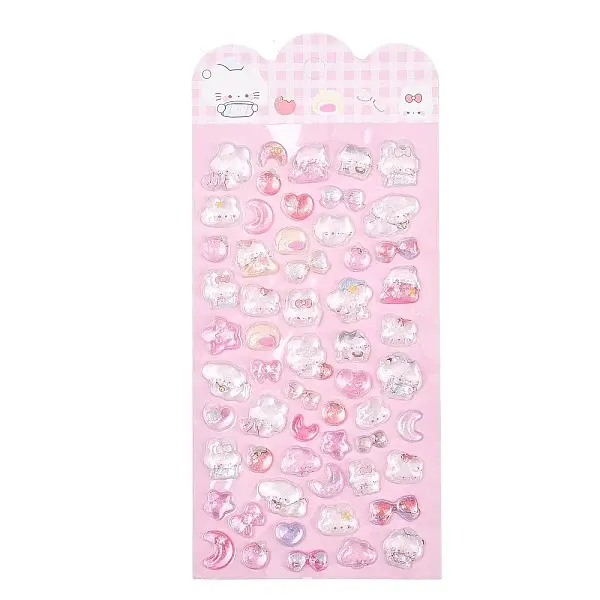 PET 3D Puffy Stickers