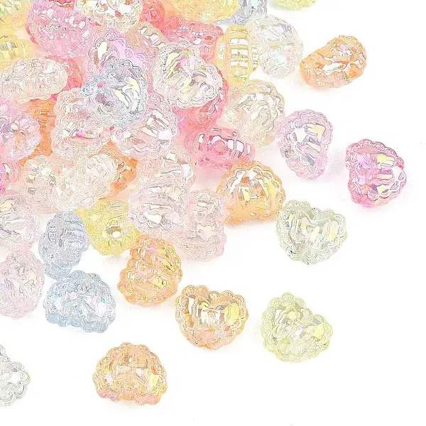 UV Plating Transparent Acrylic Pendants