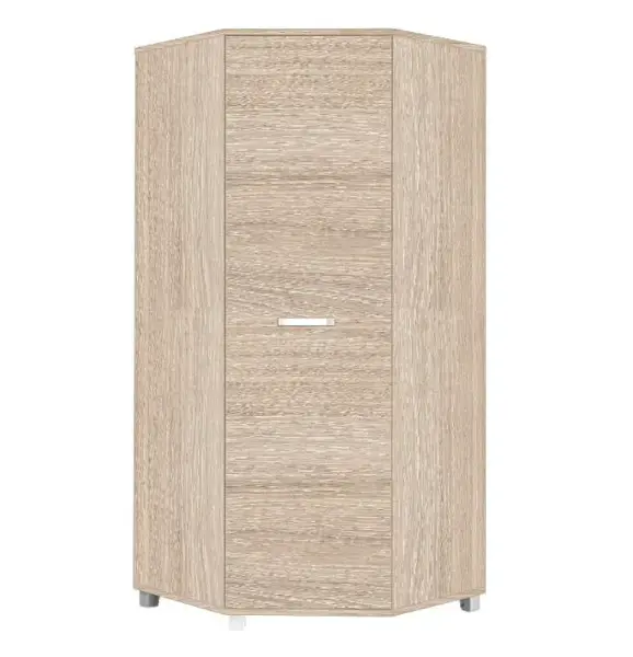 Rohová šatní skříň Maximus M34 Barva korpusu: Dub Sonoma