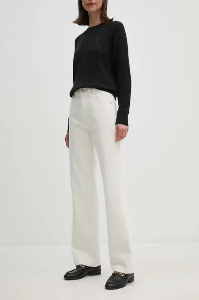 Džíny Tommy Hilfiger dámské, high waist, WW0WW42194