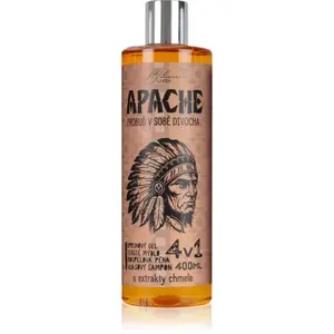 Bohemia Gifts & Cosmetics Apache umývací gél 4 v 1 pre mužov 400 ml