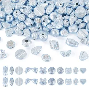 100G Pearlized Opaque Acrylic Beads