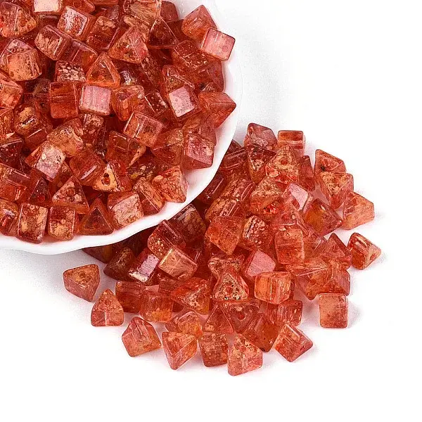 Picasso Transparent Glass Beads